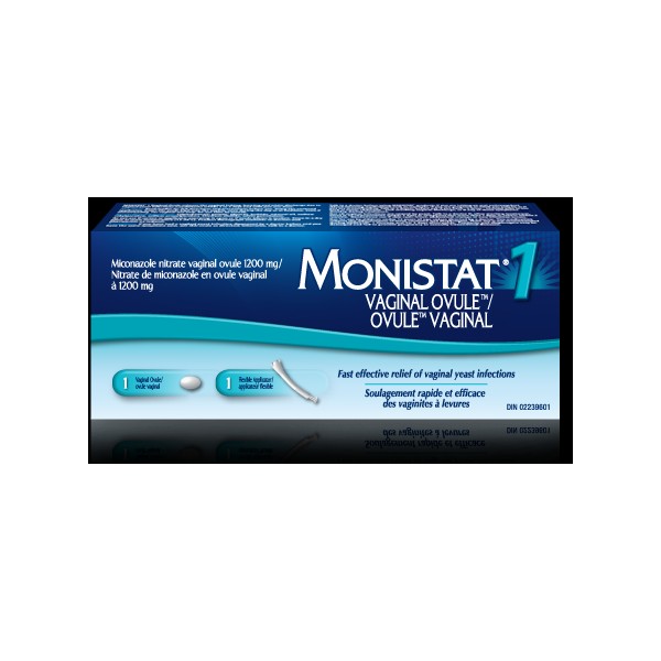 MONISTAT 1 DAY TREATMENT, Vaginal Ovule