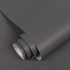 Abyssaly Grey Peel and Stick Solid Contact Paper Peel and Stick Wallpaper for Bedroom Self Adhesive Contact Paper for Wallcovering Countertops Wall 15.7 in ×118 in