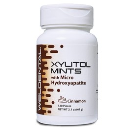 Xylitol Mints with Micro Hydroxyapatite, 120 Count (Cinnamon)