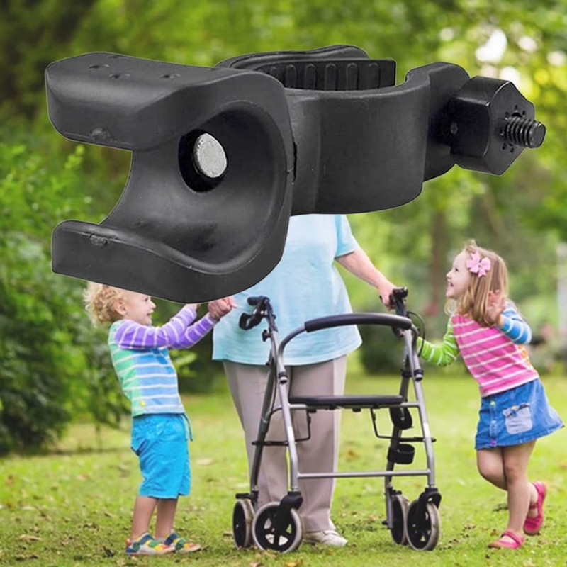 BAOZENP Universal Cane Holder for Drive Rollator, Wheelchair, Walker, Elderly
