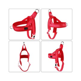 My Corgi Living Dog Harness, No Pull Design, Suitable for Small, Medium, and Large Dogs, Pink and Blue, Adjustable and Comfortable Fit, Ideal for Walking and Training (Blue, Large)