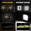 Auxbeam 5 inch Cube LED Pods Covers 2PCS Square Offroad