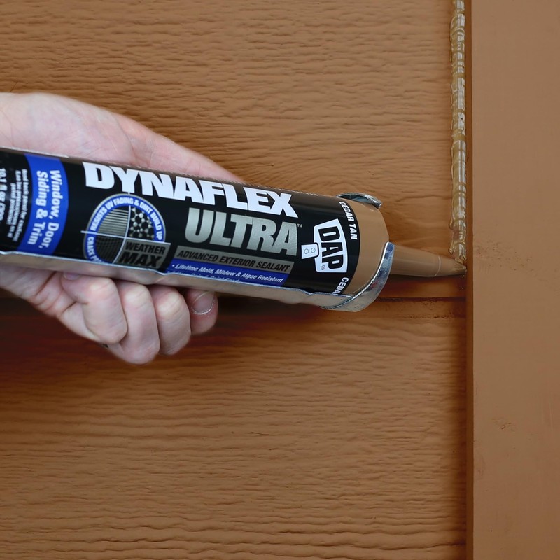 DAP Dynaflex Ultra Advanced Exterior Sealant, Cedar Tan, 10.1 Oz