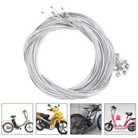 VGEBY Electric Bicycle Brake Cable 20PCS Metal 2.5M Length 1.6mm Thick Electric Bicycle Rear Cable Core Brake Line Cycling Accessory