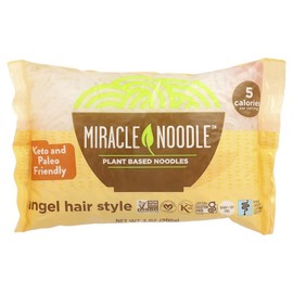 Miracle Noodle Angel Hair Style 7 oz (200 g), 1 piece / 미라클 누들 엔젤 헤어 스타일 200g Miracle Noodle Angel Hair Style 7 oz (200 g), 1개