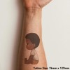 'Cute Sitting Boy' Temporary Tattoo - Water Resistant, Skin-Safe, Non-Toxic