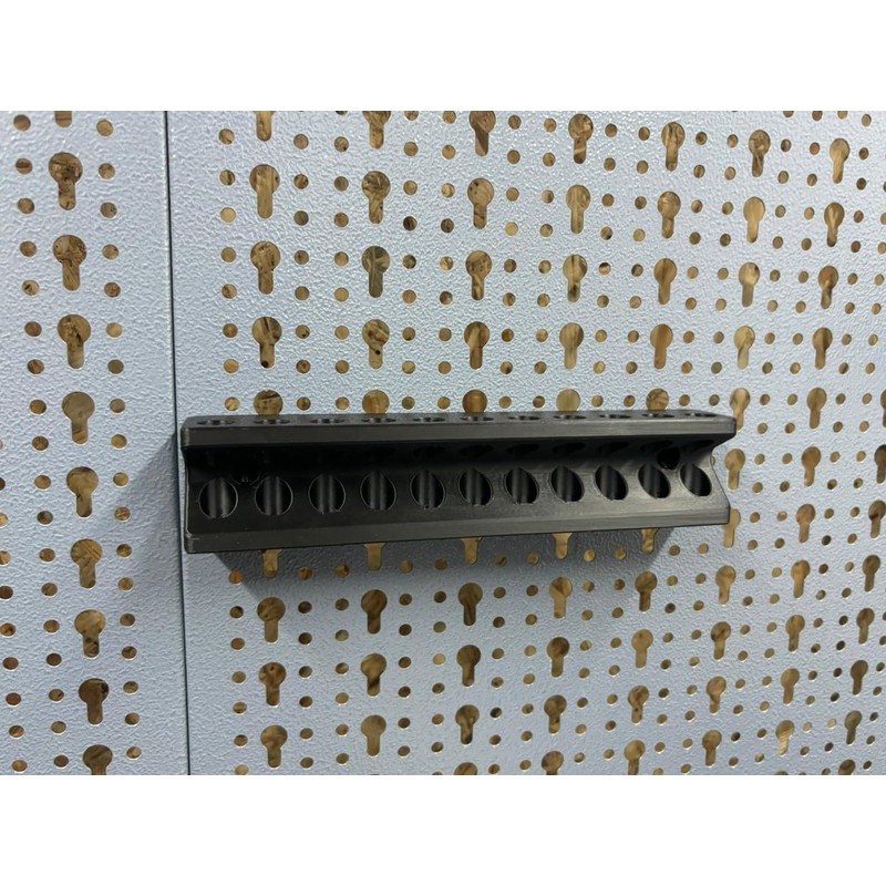 Screwdriver Holder for Perforated Wall Suitable for Küpper Perforated Wall