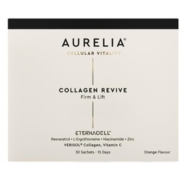 AURELIA AURELIA Collagen Revive | Advanced Cellular Anti-Aging Supplement | Help Reduce Fine Lines & Wrinkles | with Zinc, Resveratrol, Niacinamide, Ergothioneine & Vitamin C