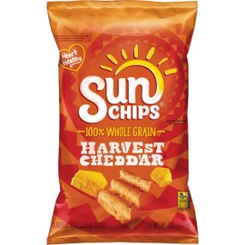 Sunchips Multigrain Snacks, Harvest Cheddar, 7 oz