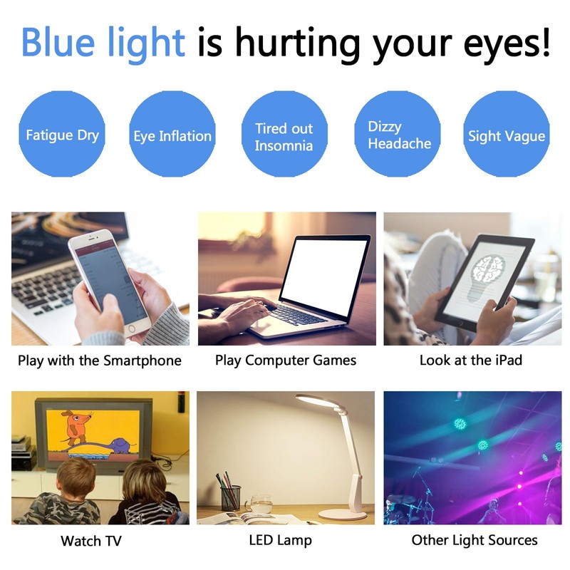 LJCZKA Square Blue Light Filter Glasses Women Men Crystal Bling