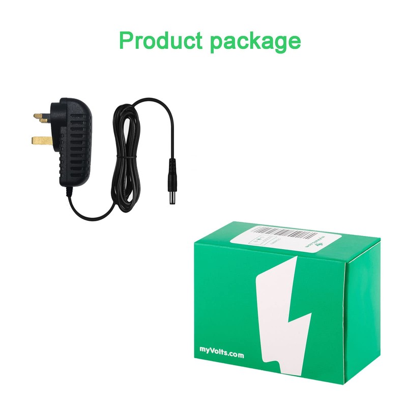 MyVolts 12V power supply adaptor compatible with Hitachi NT65GS Nail