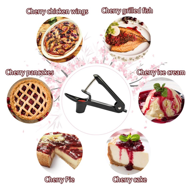 Cherry Pitter - Ordekcity Stainless Steel Cherries Corer Pitter Tool