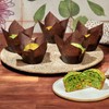 sourcing map 100pcs Tulip Cupcake Liners Greaseproof Baking Cups Paper
