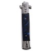 Switchblade Spring Folding Knife Push Button Pocket Comb Oil Hair