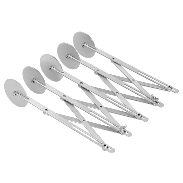 Multi-wheel stainless steel cutter, pizza cutter, multi-round dough cutter, adjustable