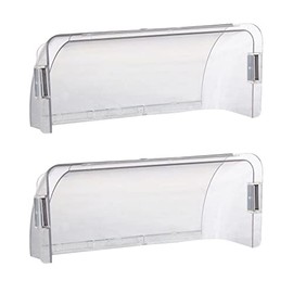 Hartford Ventilation Air Vent Deflector - Heavy Duty Unbreakable Plastic with Magnet Secure Design - Easy Adjust Between 8”-14” - Vent Deflector for Air Conditioning/Heat/AC/Under Furniture (2)