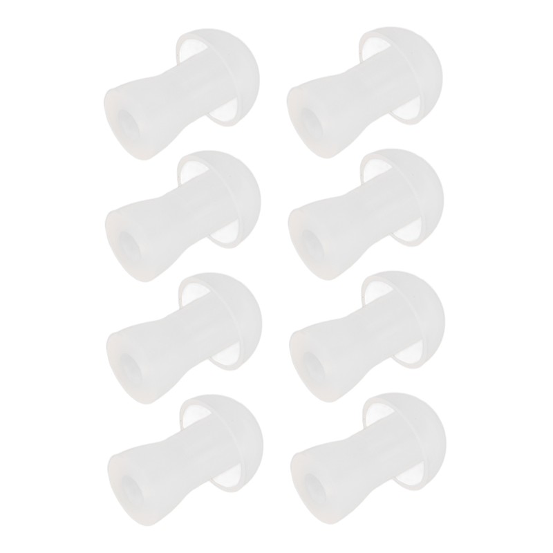 30pcs Hearing Amplifiers Eartips Soft Silicone White Accessories Replacement Earbud
