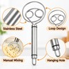 Stainless Steel Dough Whisk for Bread & Baking –Manual Dough