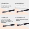 MSQ Eye Brush Set Rose Gold 4pcs Eyeshadow Set, Eyebrow