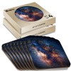 8 x Square Coasters - Milky Way Galaxy Stars Space