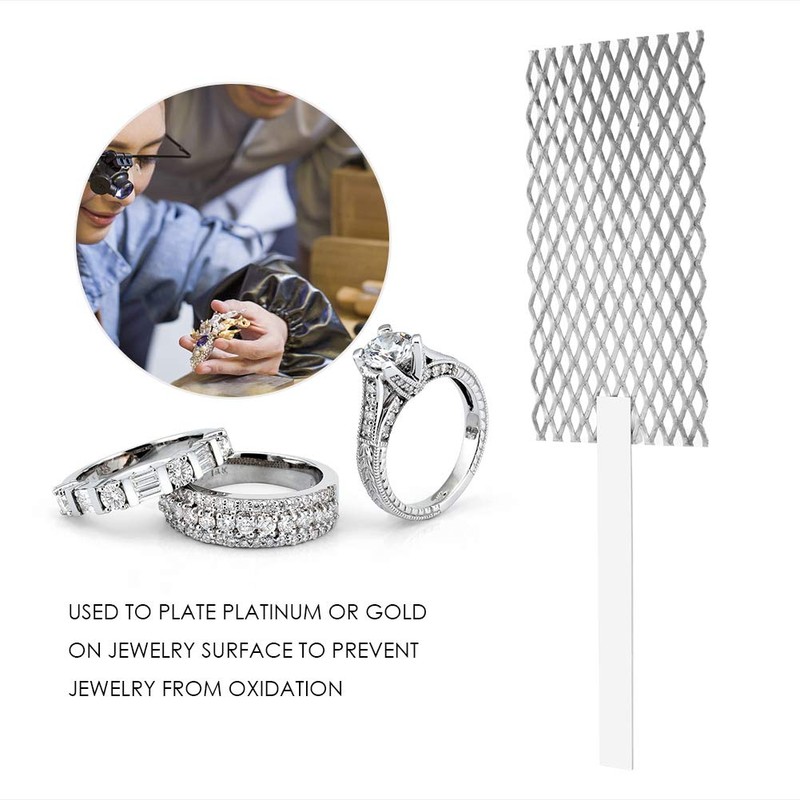 Platinum Plated Titanium Anode, Rhodium Jewellery Plater Tool Mesh With