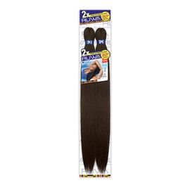 Sensationnel X-Pression 100% Kanekalon Crochet Braid - 2X RUWA Pre-Stretched 30" (1 Jet Black)