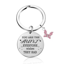 Aunt Gifts Aunt Keychain Mothers Day Gifts For Aunt Best Auntie Ever Gifts Aunts Presents From Niece Nephew Christmas Birthday Gift For Aunts