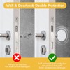 HOME MASTER HARDWARE 5" Wall Protector Round, 5 Pack Doorknob