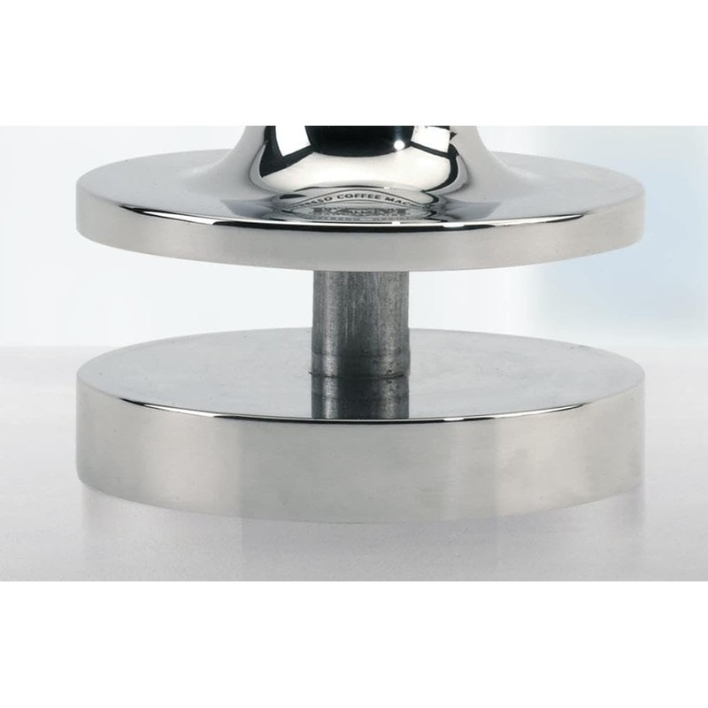 ECM 89415 druckregulierend Tamper, Polished Aluminum, Stainless Steel