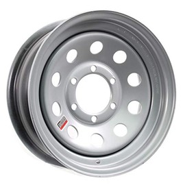 16" TRAILER STOCK UTILITY 6 LUG SILVER MOD WHEEL WHEELS RIMS 6X5.5