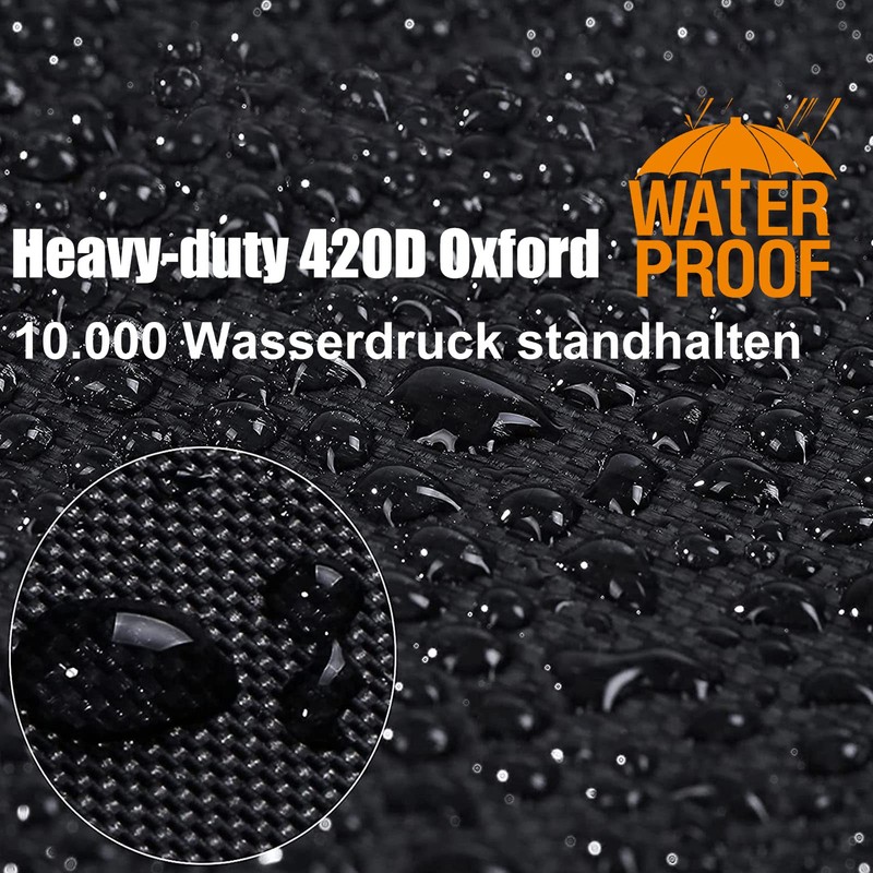 Fire Plate Cover, 420D Grill Plate Protective Cover, Waterproof, Anti-UV