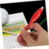 NOLITOY 24pcs Golf Pencils with Eraser Clips Durable Non Sharpening
