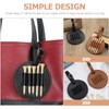 GRIRIW Portable Golf Tee Holder Keychain Golf Accessories Sturdy PU