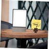 Operitacx 2Pcs Wooden Picture Holder Clip Rustic Table Number Stands