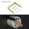 Bezel Boost Gauge Kit -30inHg~30Psi White Indash Brushless Series 2-1/16''