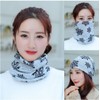 Women's Multi-functional Headscarf Neck Warmer Hat Beanie Black Bandana 5ea