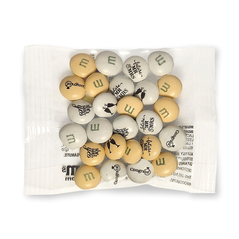 M&M'S Engagement or Wedding Shower Party Favors, Set of 30