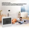 Digital Thermostat Display ABS Accurate Temperature Control Electric Thermostat AC220V
