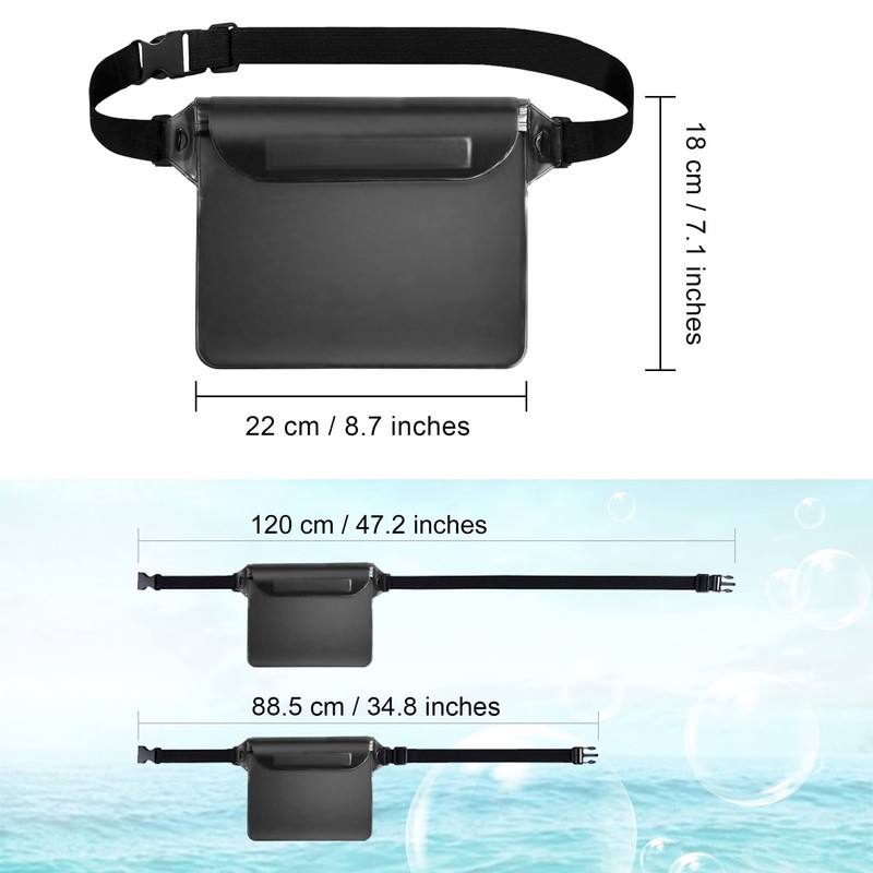 ipow Waterproof Bag Small Dry Bag Bum Bag Underwater Bag
