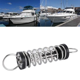 CHICIRIS Mooring Spring, Firm Stainless Steel Dock Line Shock Absorber Boat Spring 6 X 300mm For Boat Accessories Boat/Yacht Parts and Accessories