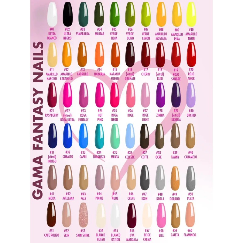Gel Semipermanente Pasos Polish Fantasy Color Elegir