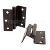 1 x Pair - 63mm x 58mm Brown Powder Coated