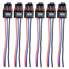 6 Pack Polaris Pulse Power Plug Connectors – Compatible with Polaris Pulse Bar Wiring Harness for RZR General XP 1000 2018–2025