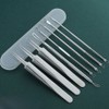 Extrusion tongs sebum extractor 8-piece set remover needle tweezers / 압출 집게 피지뽑기 8종 세트 제거기 바늘 핀셋