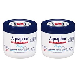 Aquaphor Baby Healing Ointment Advanced Therapy Skin Protectant, 14 Ounce (2 Pack)