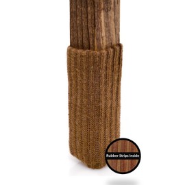 NancyProtectz Furniture Sock Floor Protectors, The Original Furniture Sock (Caramel Brown, Medium)