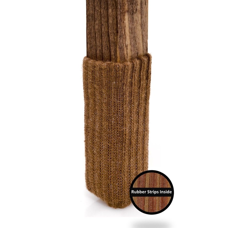 NancyProtectz Furniture Sock Floor Protectors, The Original Furniture Sock (Caramel