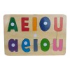 Singex Kit Rompecabezas Números Vocales Abecedario Madera Artesanal