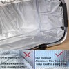 Insulated Cooler Bag-Folding Picnic Basket with Handle，Waterproof Lining - Collapsible