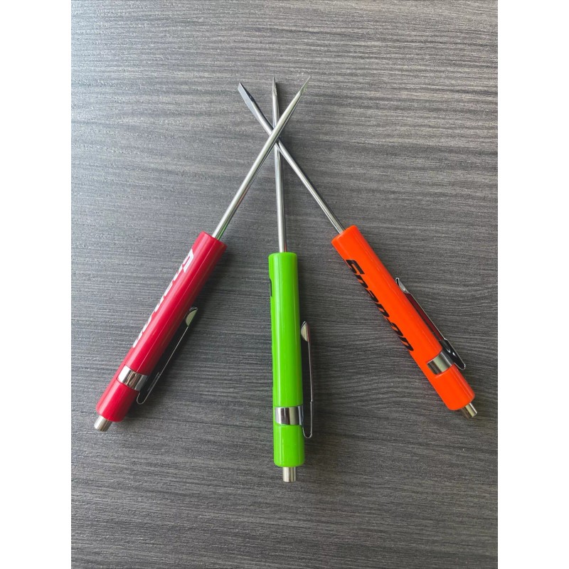 Snap-On Mini Pocket Screwdriver, Multi-Color 3 Pack W/Clip & Magnet